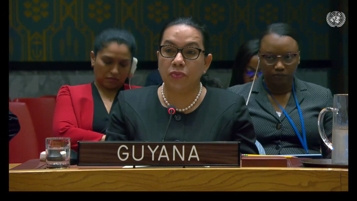 Statement by H.E. Carolyn Rodrigues-Birkett, Permanent Representative of Guyana at the Security Council Briefing on the 27th Report of the Prosecutor of the ICC to the United Nations pursuant to Resolution 1970 (2011) - Libya Read full statement: minfor.gov.gy/un-security-co…