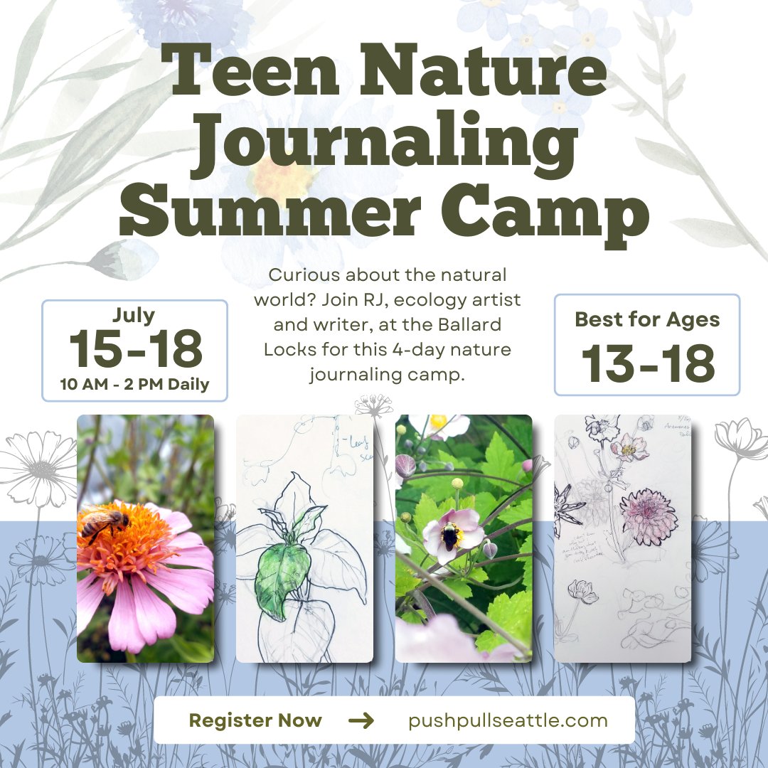 PushPullSeattle's tweet image. So many kid and teen-focused summer class series coming up! Have a creative kid in your life? Let them make art!! pushpullseattle.com/classes.html#u…