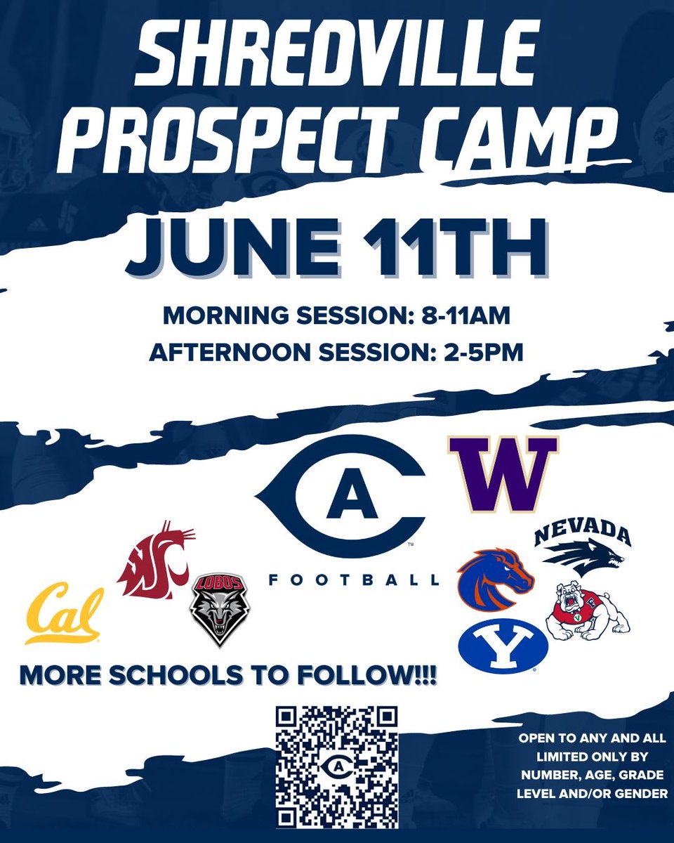 🚨Aggie Recruits🚨 We are less than 1 month away from the UC DAVIS SHREDVILLE PROSPECT CAMP!!!! Come Compete Be Coached Be Seen Reg: ucdavisfootballcamps.totalcamps.com/shop/EVENT @UW_Football @CalFootball @BYUfootball @WSUCougarFB @BroncoSportsFB @FresnoStateFB @NevadaFootball @UNMLOBOS