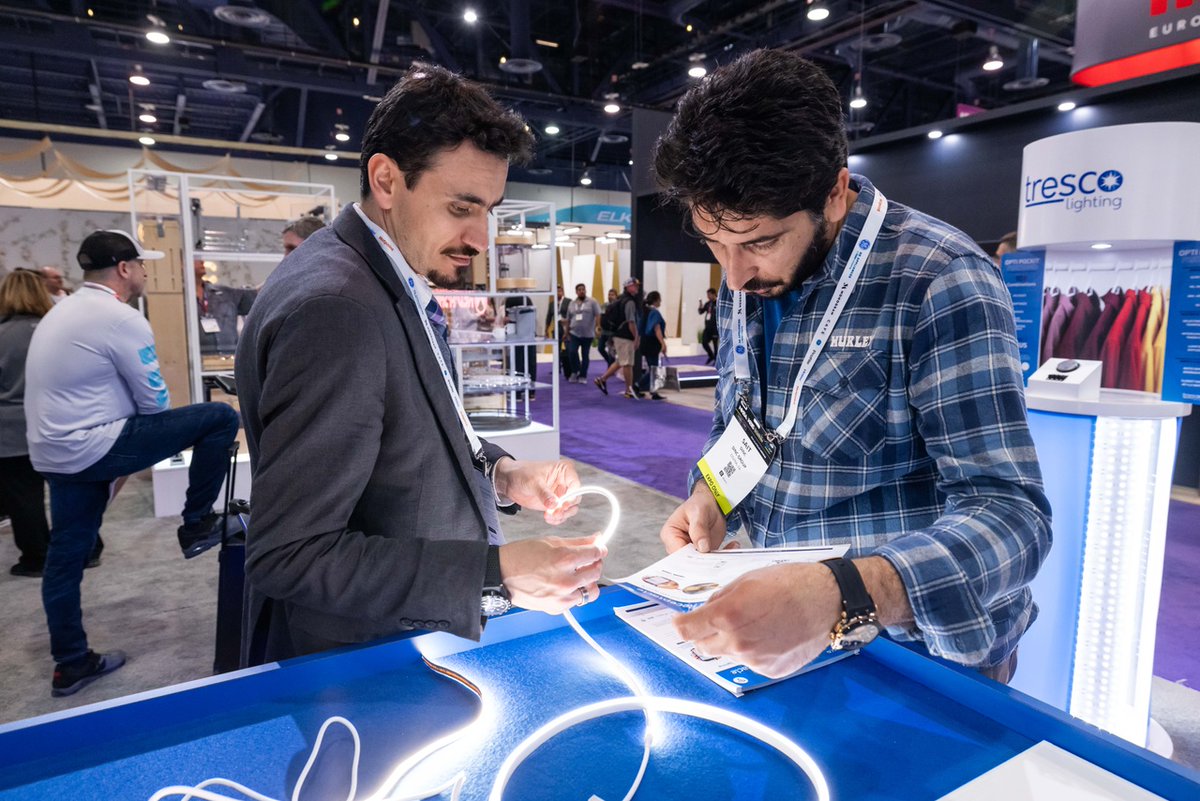 KBIS's tweet image. Your projects, but smarter. 🏡

Technology was on full display at #KBIS2024, helping reshape the way design kitchen and bath spaces. 

What were your favorite tech finds at KBIS this year?