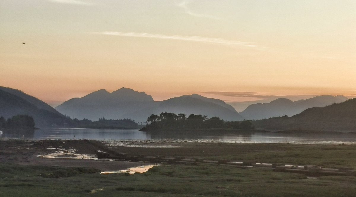 Oh, be still my beating heart - the sun setting over the Ardnamurchan peninsula seen from Glencoe