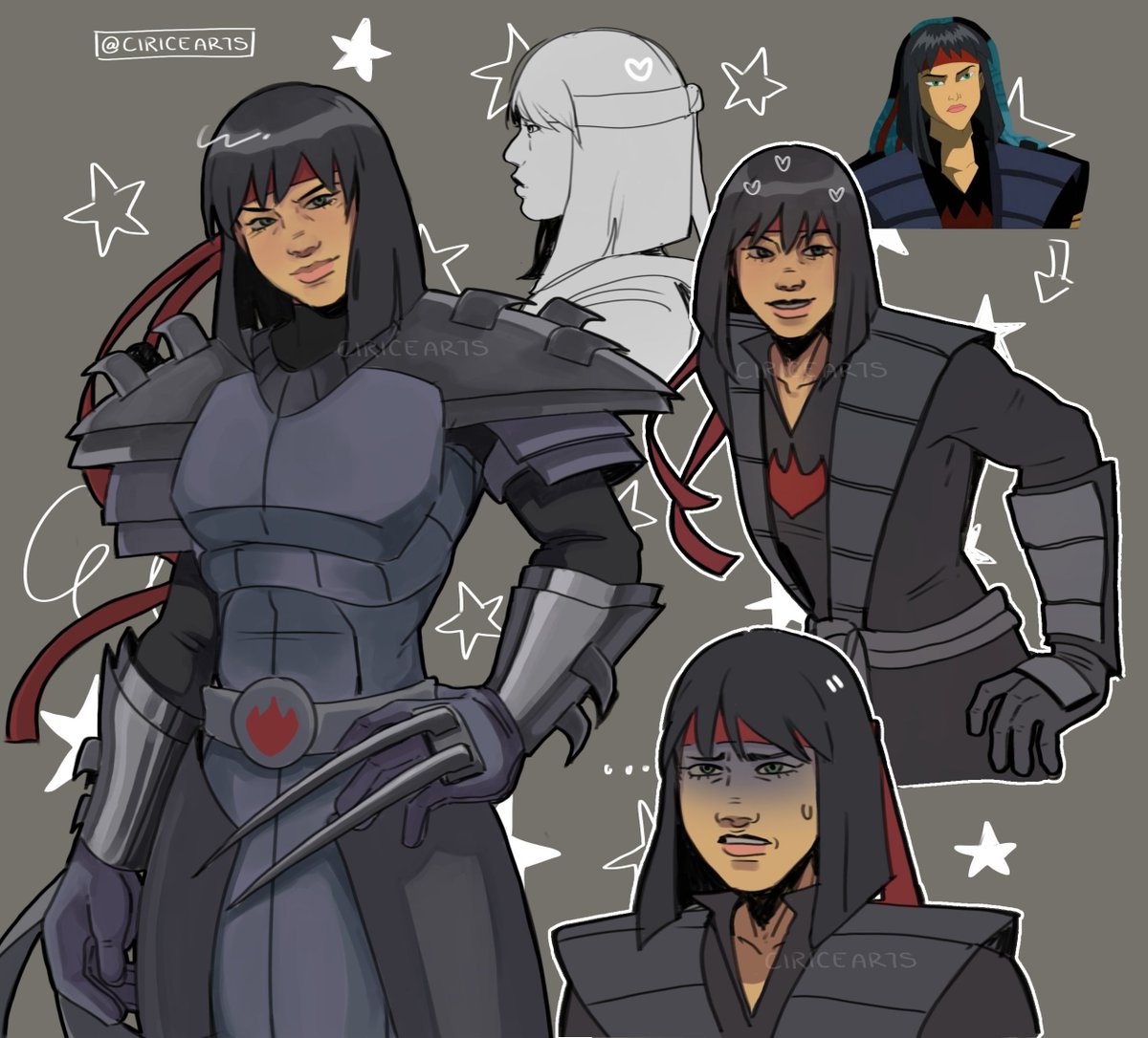 ciricearts's tweet photo. my fav design of karai, she's so pretty here #tmnt https://t.co/bdg3vdONg8