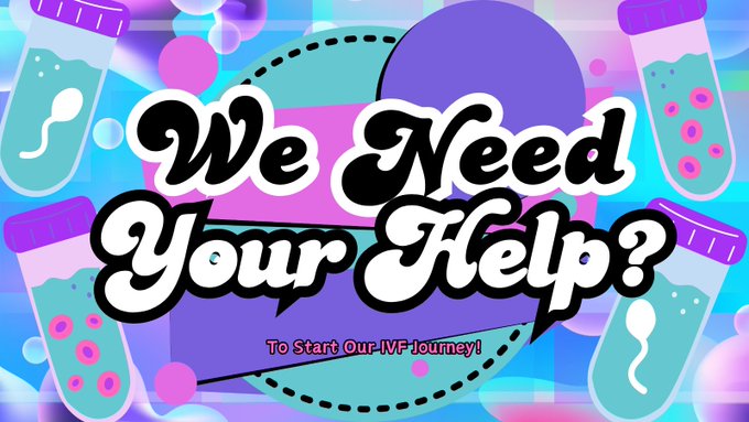 Help us raise the money for 1 round of IVF!  The total is $9600, but we just need a deposit of $750 to<a href="/tag/customvideo"class="tags"><span>#customvideo</span></a>