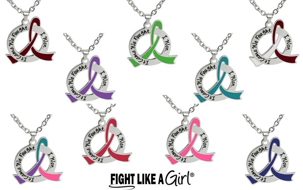 SURVIVORS: Celebrate your victory with our stainless steel 'It Came. We Fought. I Won.' Survivor Necklaces available in multiple color options. Check them out on Amazon with the link below. buff.ly/3Vrzl2v #ad