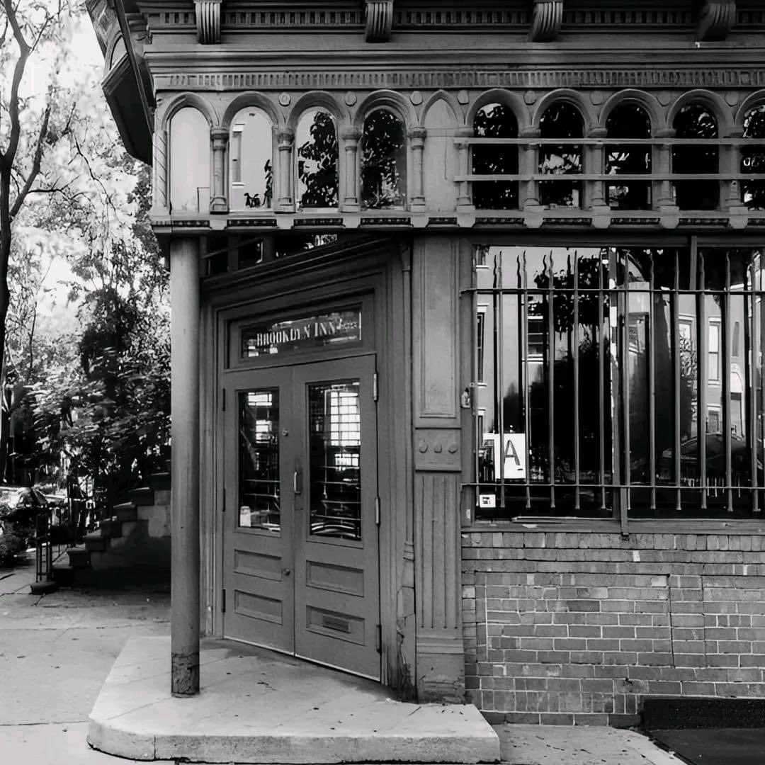 Boerum Hill's Brooklyn Inn is arguably the oldest bar in Brooklyn, though it's unclear exactly when it opened.

(some say the 1870s, when the stunning, hand-carved wood bar made its way to the borough from Germany; it was definitely open by 1885).