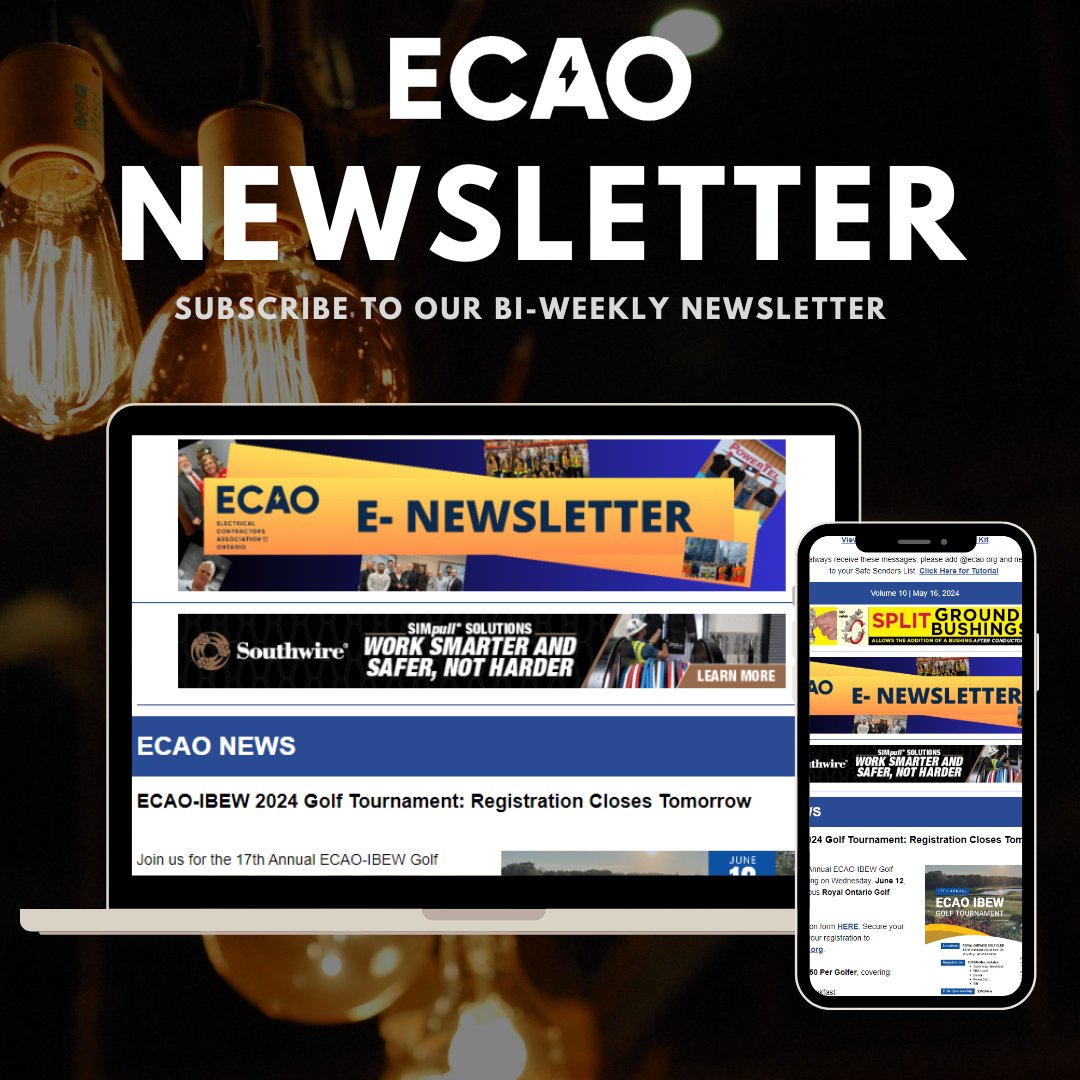 Check out ECAO's Newsletter! 📰

Stay updated with the latest industry insights, events, and news! Click the link to read our May edition now.

🗞️ mailchi.mp/ecao/your-ecao…