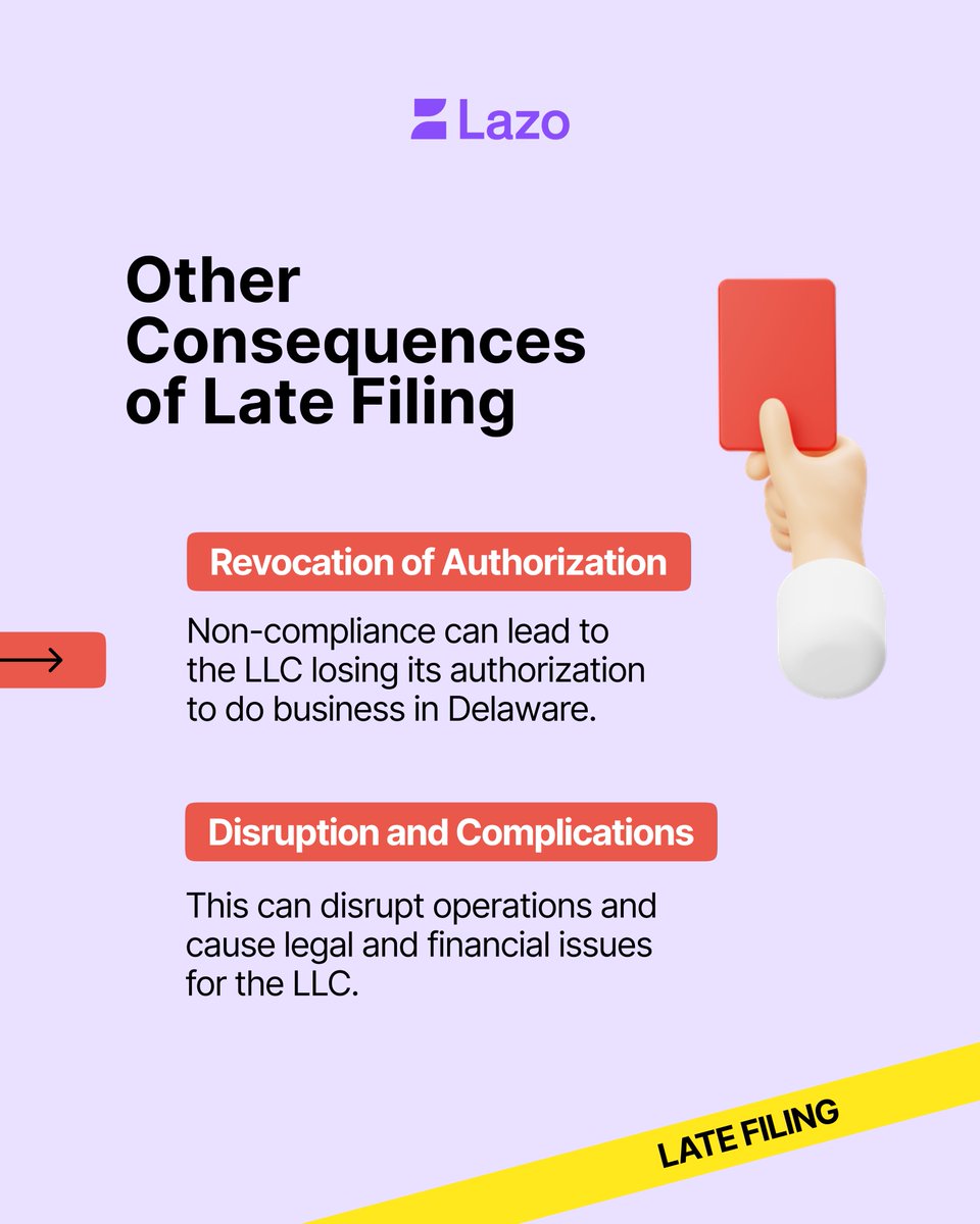 The June 1st due date is approaching fast ⏰, and we're here to make sure you're fully prepared for your #Delaware LLC #franchise tax obligations!

Keep it simple, stay compliant 💪🏼. 

👉🏼 Book a free call with our #tax experts: lazo.us/en/lazo-sm-lk