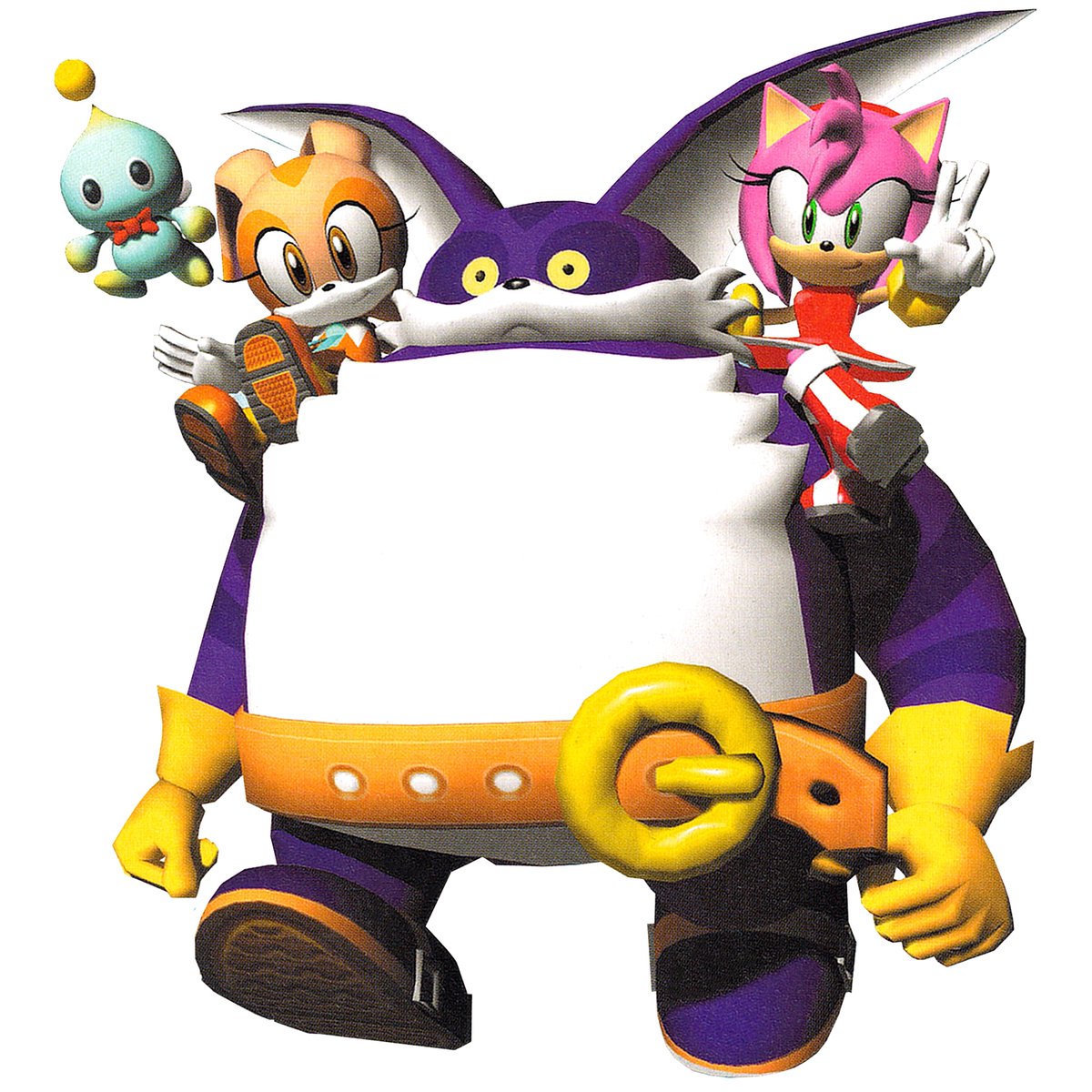 SoaHCity's tweet image. Sonic Heroes teams official art. #SonicTheHedgehog