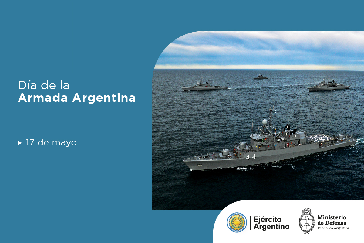 17 de mayo 🇦🇷 Día de la Armada de la República Argentina En su día enviamos un afectuoso saludo a nuestros camaradas de la @Armada_Arg⚓️