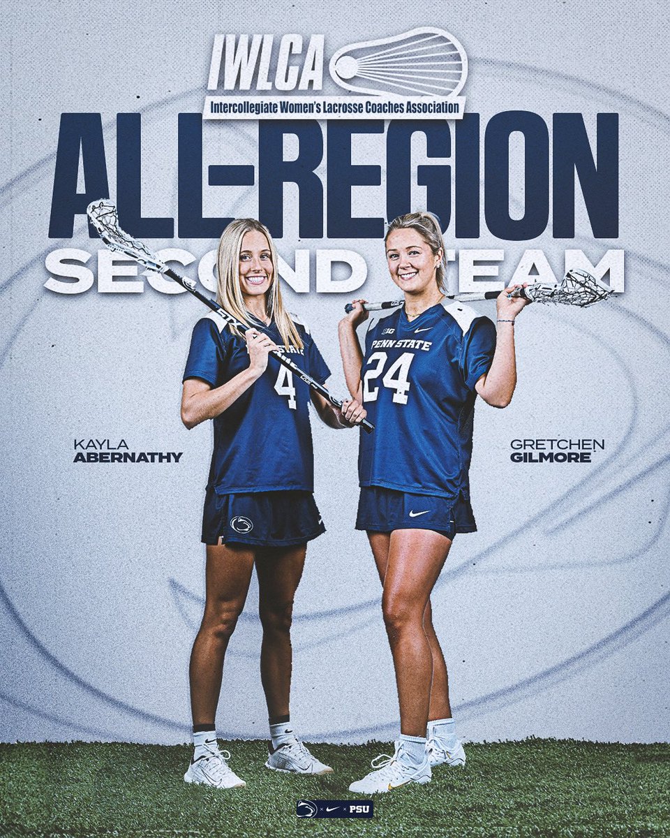 4️⃣ Nittany Lions landed on @IWLCA All-Region teams for the West/Midwest! Congrats, Ladies! 👏