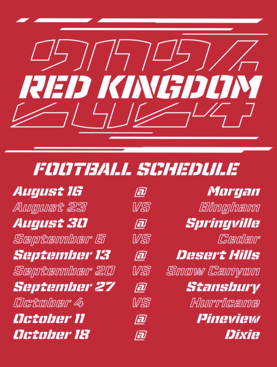 2024 Crimson Cliffs Football Schedule. The pay off is coming. You get what you earn.