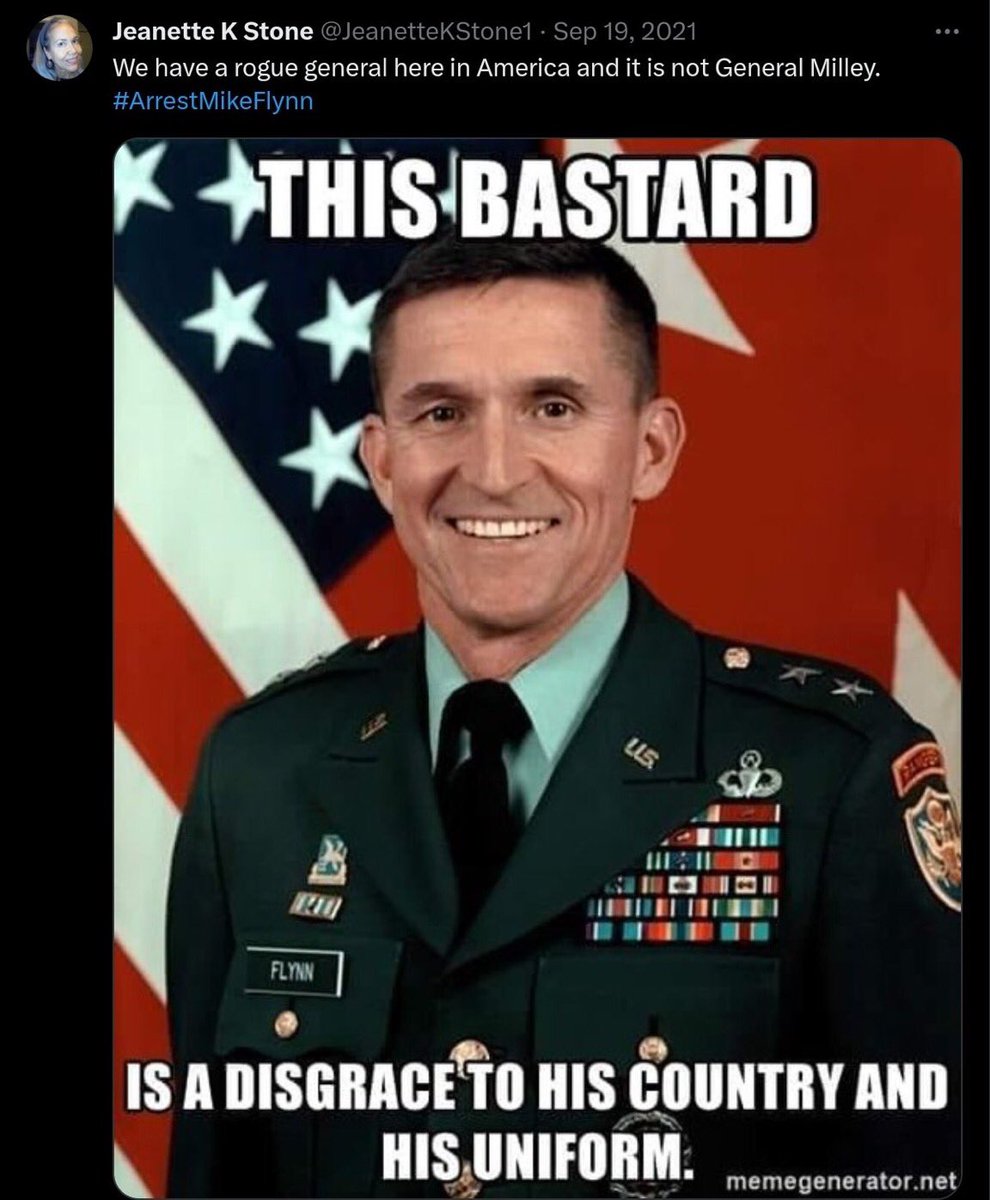 Flynn is a traitor….make no mistake about that!