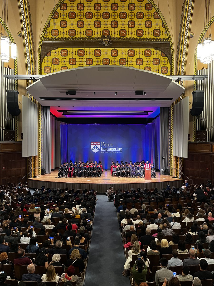 Congratulations to all Penn Engineering doctoral candidates graduating today! #PennEngineeringProud