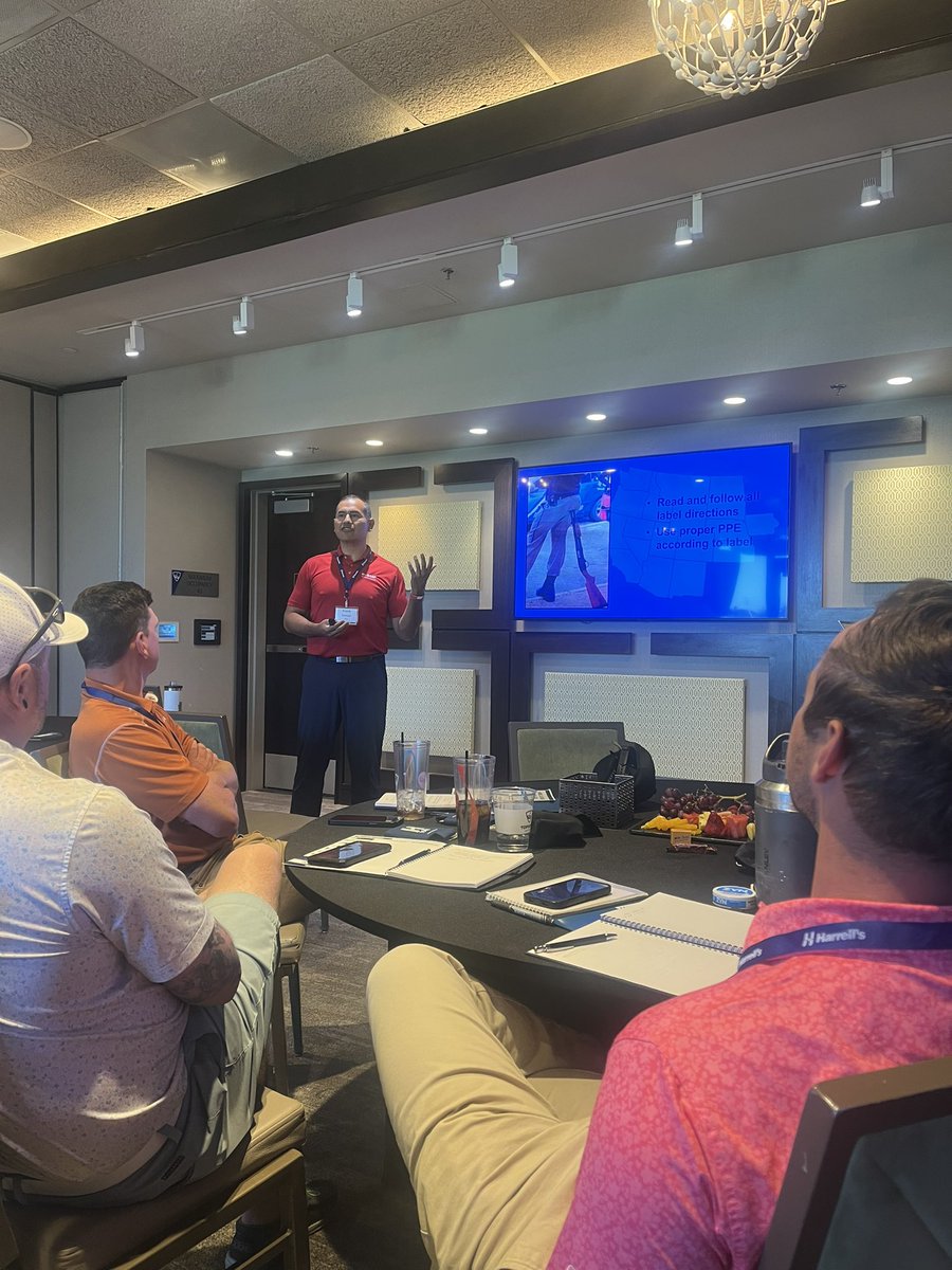 @HarrellsLLC “Desert Road Show” today in Las Vegas @Topgolf. Thanks to Harrell’s Phil Page for putting it together and their continued support of @GCSAA and our affiliated chapters!