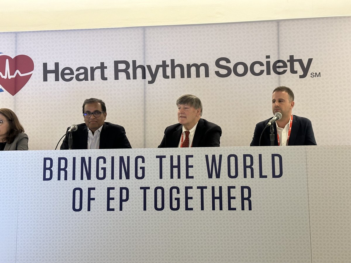 Sri Sundaram (@srissundaram) on Twitter photo Another panel of EP rocks stars discussing the business of EP. <a href="/HRSonline/">Heart Rhythm Society</a> #Pacesetter #HRS2024 <a href="/deering_f/">ThomasFDeering</a> <a href="/DJ_Lakkireddy/">DJ Lakkireddy</a> <a href="/sgreenbergmd/">Scott J. Greenberg, MD, FHRS</a> Another panel of EP rocks stars discussing the business of EP. <a href="/HRSonline/">Heart Rhythm Society</a> #Pacesetter #HRS2024 <a href="/deering_f/">ThomasFDeering</a> <a href="/DJ_Lakkireddy/">DJ Lakkireddy</a> <a href="/sgreenbergmd/">Scott J. Greenberg, MD, FHRS</a>