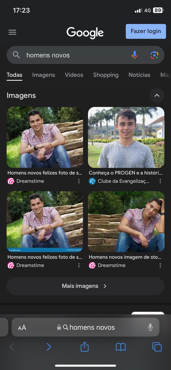 fui ver quem eram homens novos…