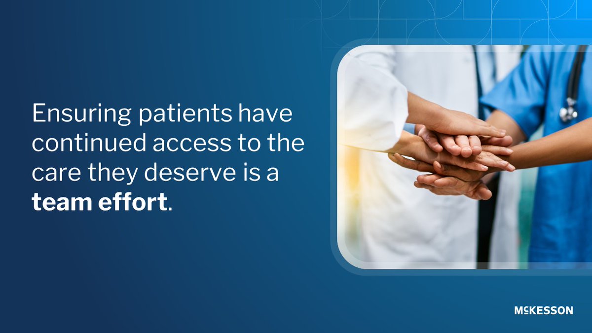 McKesson's tweet photo. For #nationalhospitalweek, we are thanking the hospitals, #healthsystems, health centers & healthcare professionals who work tirelessly to ensure patients continue to have access to the care they deserve. Read more about what it takes to #keepthedoorsopen: https://t.co/ZJoeeMkcFe https://t.co/4THi7E7szo