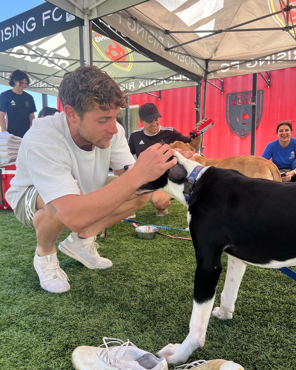 PHXRisingFC's tweet photo. Dogs just make your day better 

#TodosRojos | @aawlphx https://t.co/MHSwq6sv6d