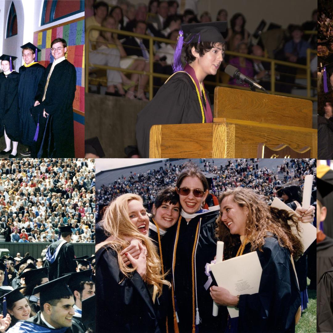 Countdown to #Commencement: T-8 days! Let's relive some precious moments with these throwback shots from our #archives. The nostalgia is real 🎓 @hcalumni #TBT #HolyCross2024