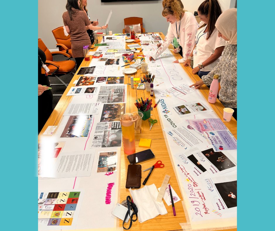 With thanks to #ArtTherapist, Hatty, the NIDAS team took part a #teamdevelopment day concentrating on #organisationaltrauma to support #mentalhealth and #wellbeing. #HealthyWorkplace #MentalHealthAwarenessWeek #MHAW #MentalHealth #wellbeing
