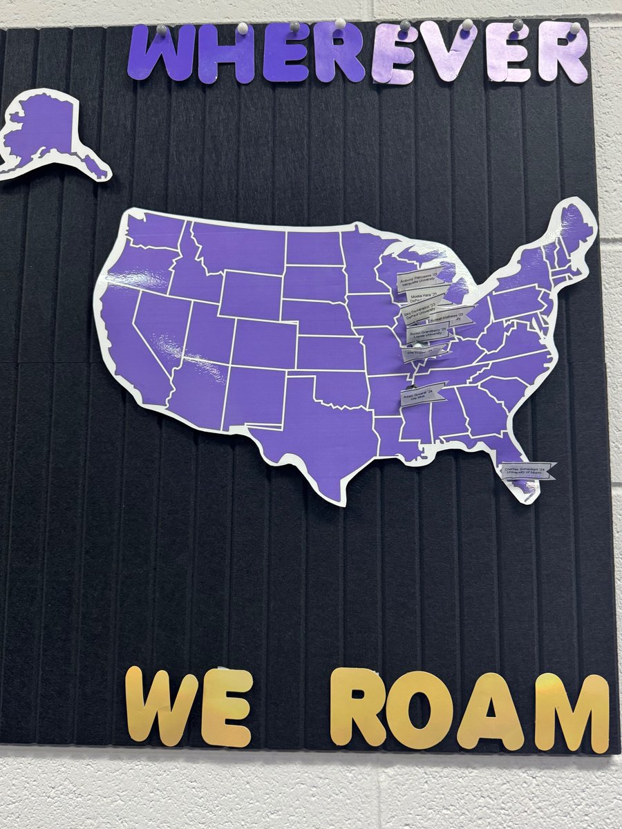 Senior Send-Off! So great seeing where our talented Mustangs are ending up!