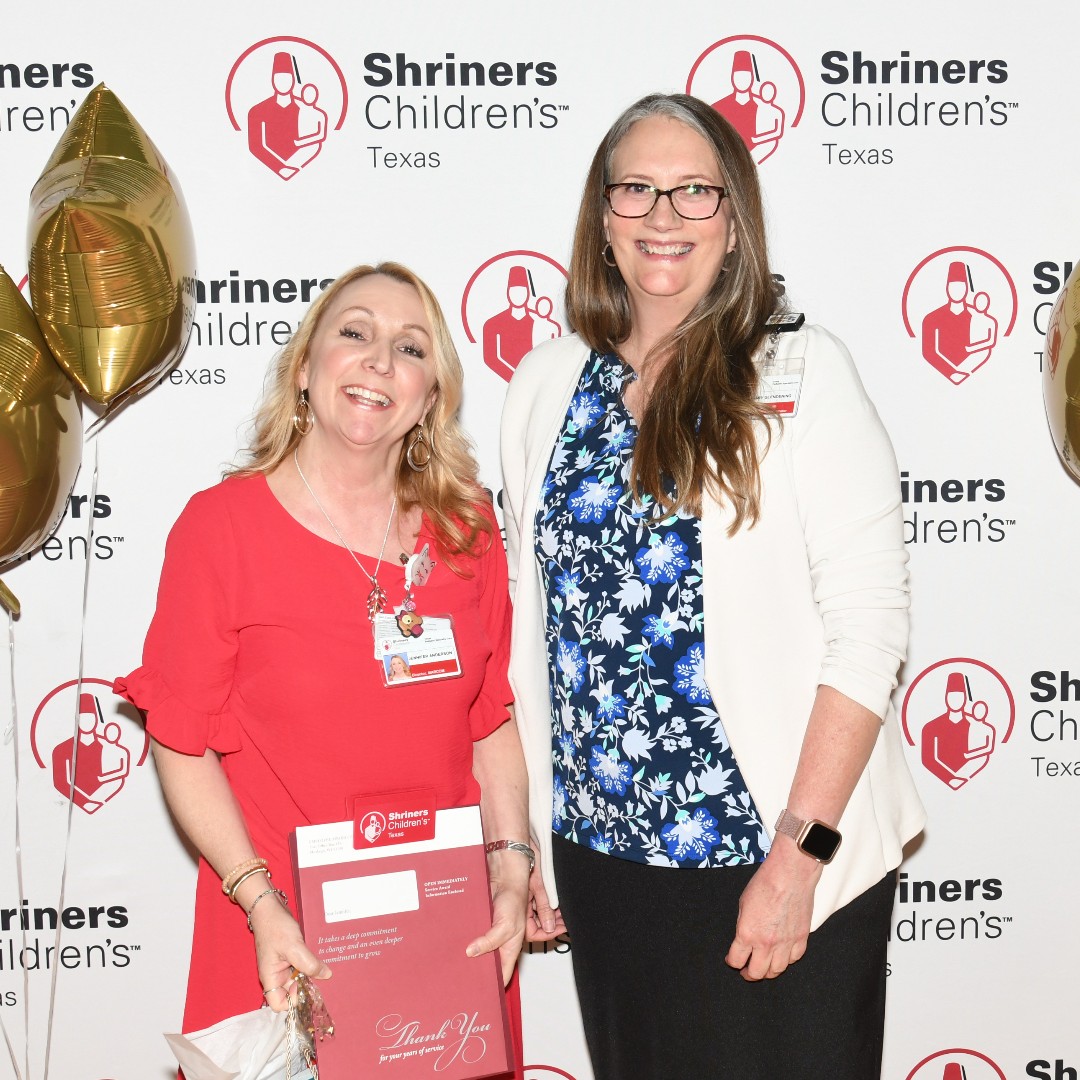Today was our annual Employee Service Awards, a festive occasion where we honor our employees' milestone anniversaries. Thank you for your 5+ year commitment to Shriners Children's Texas!