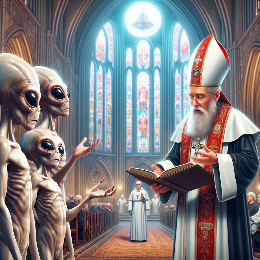 ALIEN DECEPTION: The Pope will hold a press conference on aliens and the supernatural. Source: endtimeheadlines.org/2024/05/pope-t…