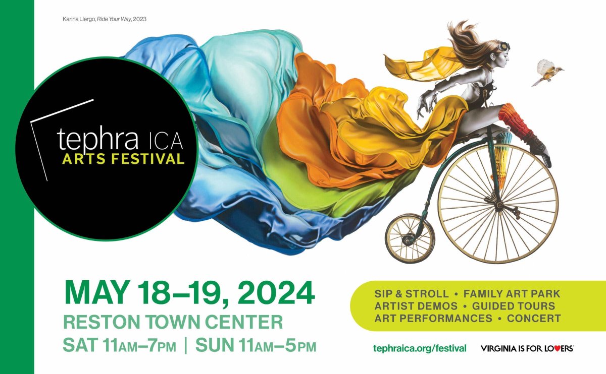 🎨🌟 Excited for the @Tephra_ICA Arts Festival this weekend at @RestonTwnCenter! Join in celebrating creativity with incredible art, live performances, and interactive activities. Don't miss out on this vibrant cultural experience! #TephraArtsFest #ArtInAction