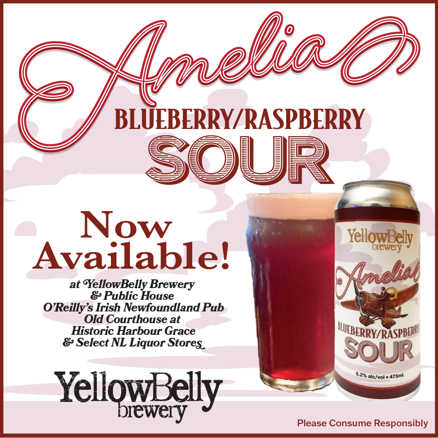 🍻Now Available!🍻 Amelia Blueberry/Raspberry Sour! Try one today! #YellowBellyBrewery #CraftBeer #BeerLovers #CraftBeerCommunity