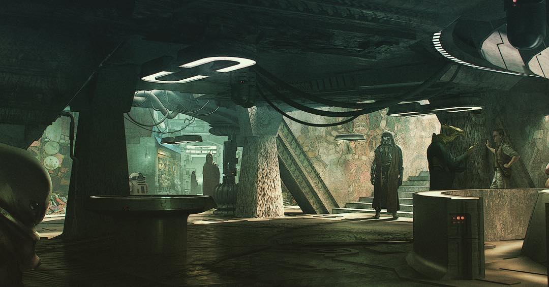 Star Wars: The Force Awakens concept art by James Clyne