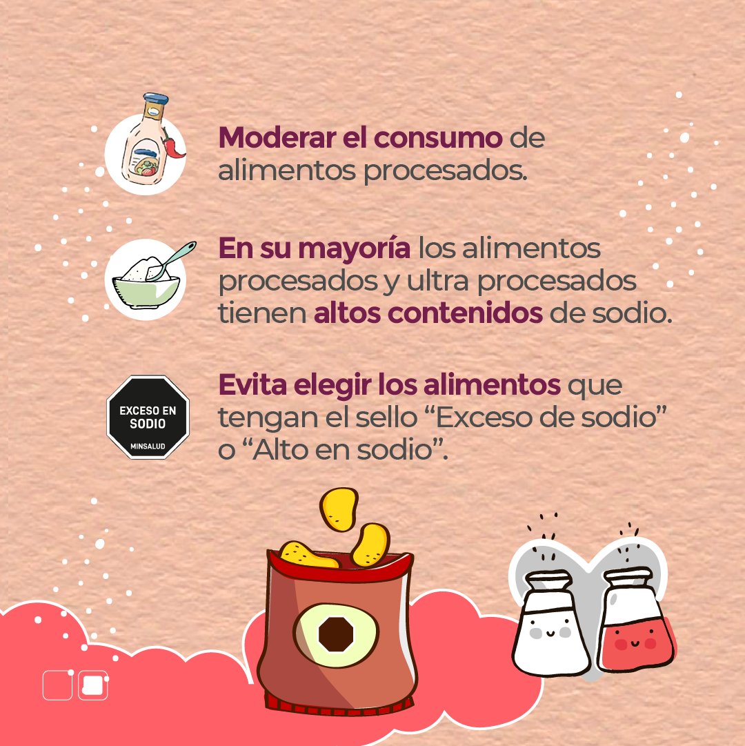 #ConsumeMenosSal 🧂La Semana Mundial de la conciencia sobre el consumo de #Sal, se conmemora con el fin de alertar sobre las consecuencias para la salud de su consumo excesivo.