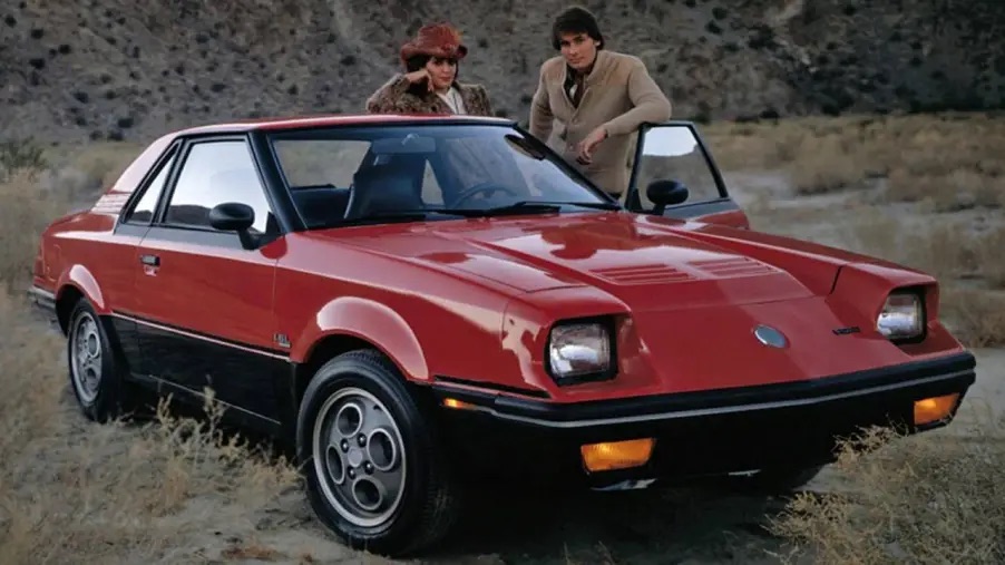 #TBT to the 1982 Ford EXP! 
The EXP was the sporty spinoff of the Escort and boasted a 1.6L 4Cyl engine making a whopping 70 Horsepower! Autotrader reports that the zero-to-sixty time for the car was 12.4 seconds. #steetponteford