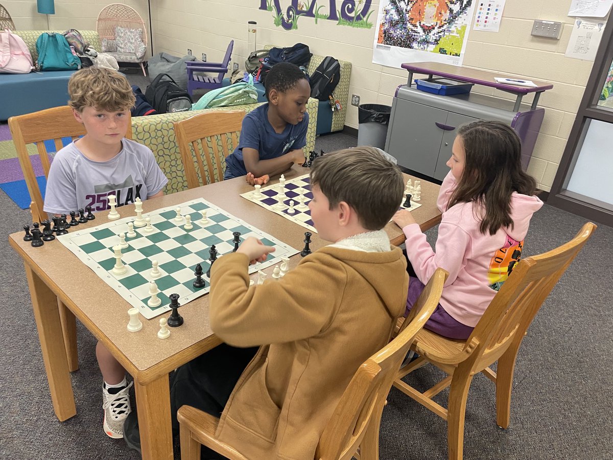 Final chess club of the year for Violet Elementary. Always an equal part happy and sad day. Happy to see how far they’ve come. Sad to see them go ⁦<a href="/VioletElem/">VioletES</a>⁩ ⁦<a href="/PLSD/">Pickerington Schools</a>⁩