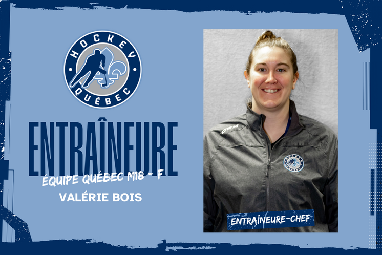 Bravo à Valérie Bois pour son retour à la barre d’Équipe Québec M18 féminin propulsée par @CCMHockey 🏒🔵 LIRE » hockey.qc.ca/fr/publication…