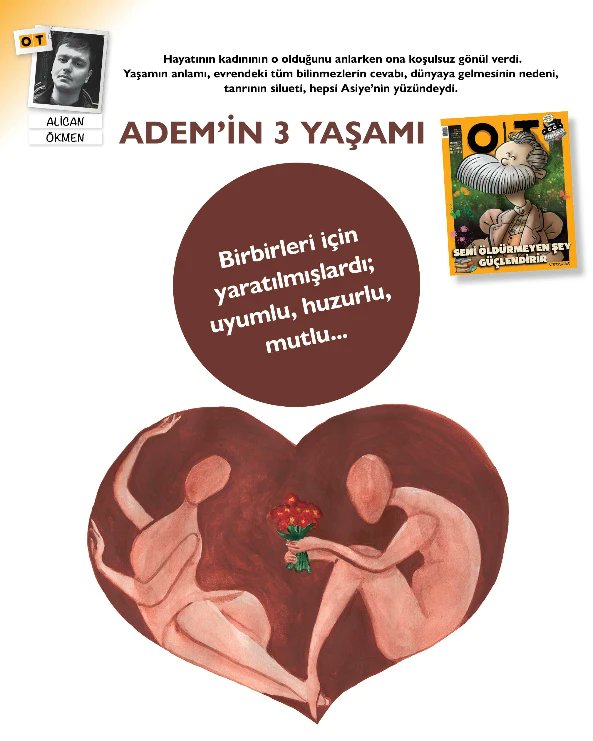Uyumlu, huzurlu, mutlu... 📝#AlicanÖkmen ☘️ #Mayıs sayımızda Adem'in 3 Yaşamı'nı yazdı 📚 #OTdergi