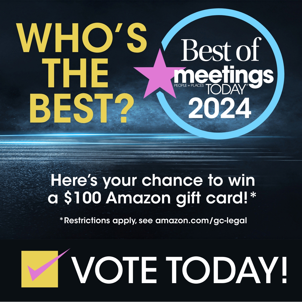 It's time to recognize the best! Nominate your top venues and destinations for the Best of Meetings Today Awards by June 3rd, 2024. Let’s celebrate excellence! Start nominating now! meetingstoday.com/form/best-of-a…

#Destinations #MeetingsIndustry #BestOfAwards #MeetingsAndEvents