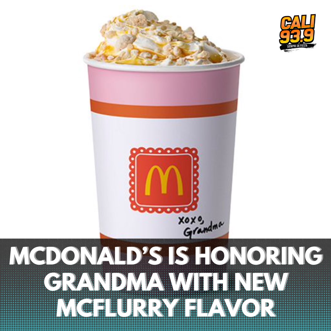The new limited edition flavor starts May 21st “Grandmas have always held a special place in our hearts, & today they’re having a major moment influencing culture inspiring trends in fashion, decor and now, even food with our newest McFlurry” said Tariq Hassan CMO for @McDonalds