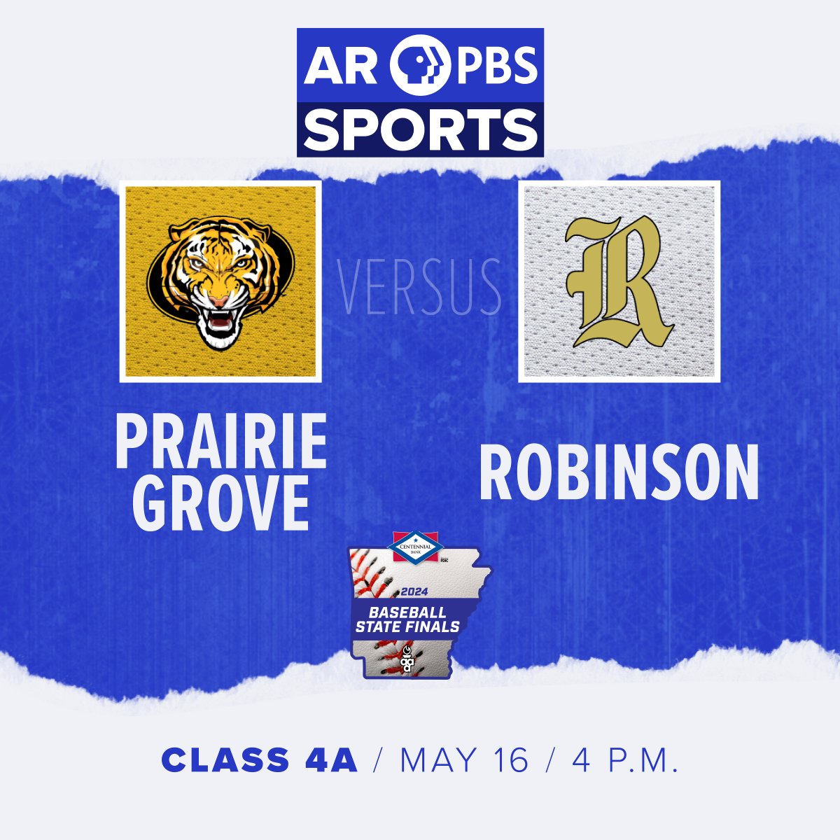 Who’ll take home bragging rights and the state title in the 4A @ArkActAssn Baseball State Championship? 🏆 Find out as @PGTigersBBall takes on @JoeTbaseball's Senators at 4 p.m. on #ARPBSSports! 📺 📱See how to tune in: myarpbs.org/waystowatch @pgschools @pcssdschools