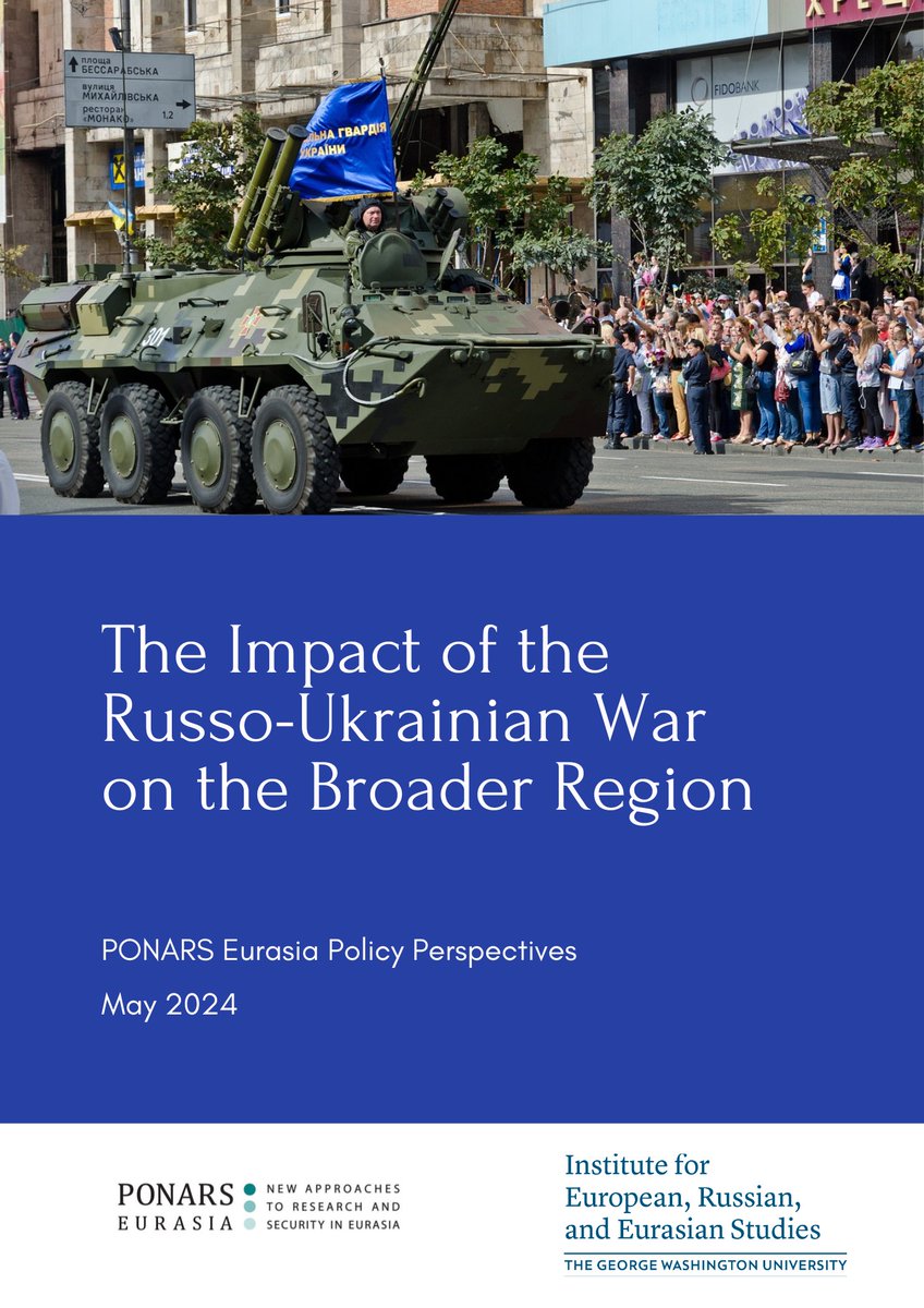 🚨New PONARS eBook: The Impact of the Russo-Ukrainian War on the Broader Region
.
.
.
Read more here: ponarseurasia.org/policy-memos-l…