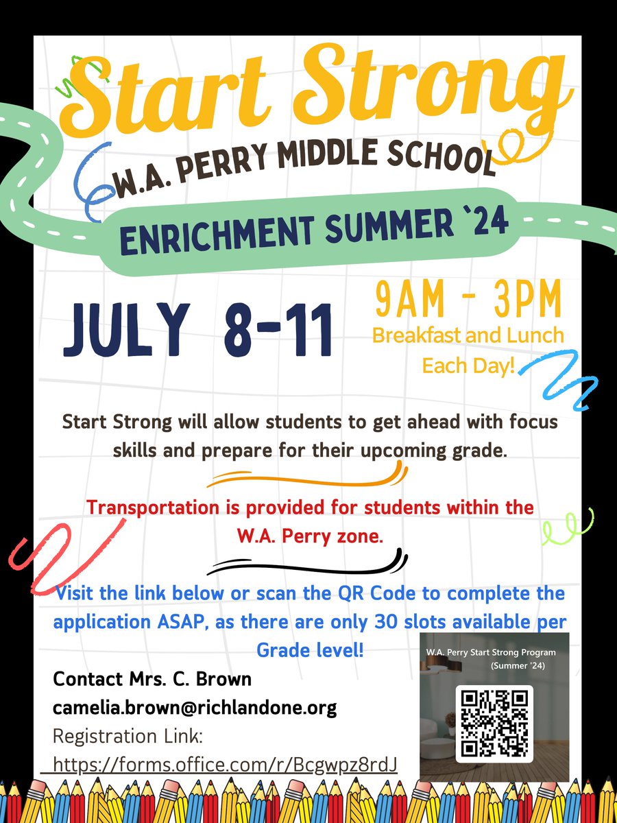 Calling all Rising 6th, 7th, and 8th graders! Now is the time to sign up for Start Strong Summer Camp (July 8th - July 11th). Start Strong will allow students to get ahead with focus skills and prepare for their upcoming school year. #StartStrong #AllTheWayUp