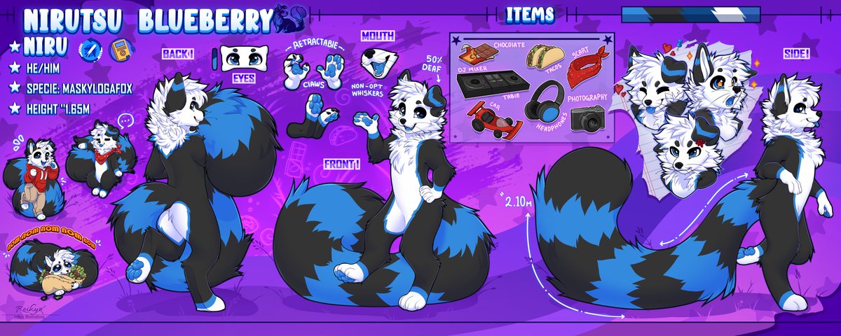 _Reikyo's tweet image. Commission completed for @Nirutsu21 !! This guy finally has a new reference💙✨ Thank you so much for trusting me with this commission!

Time: 5 days (Yes! 5 days!!! Finally back to my consistent work ritm)
App: Clip Studio