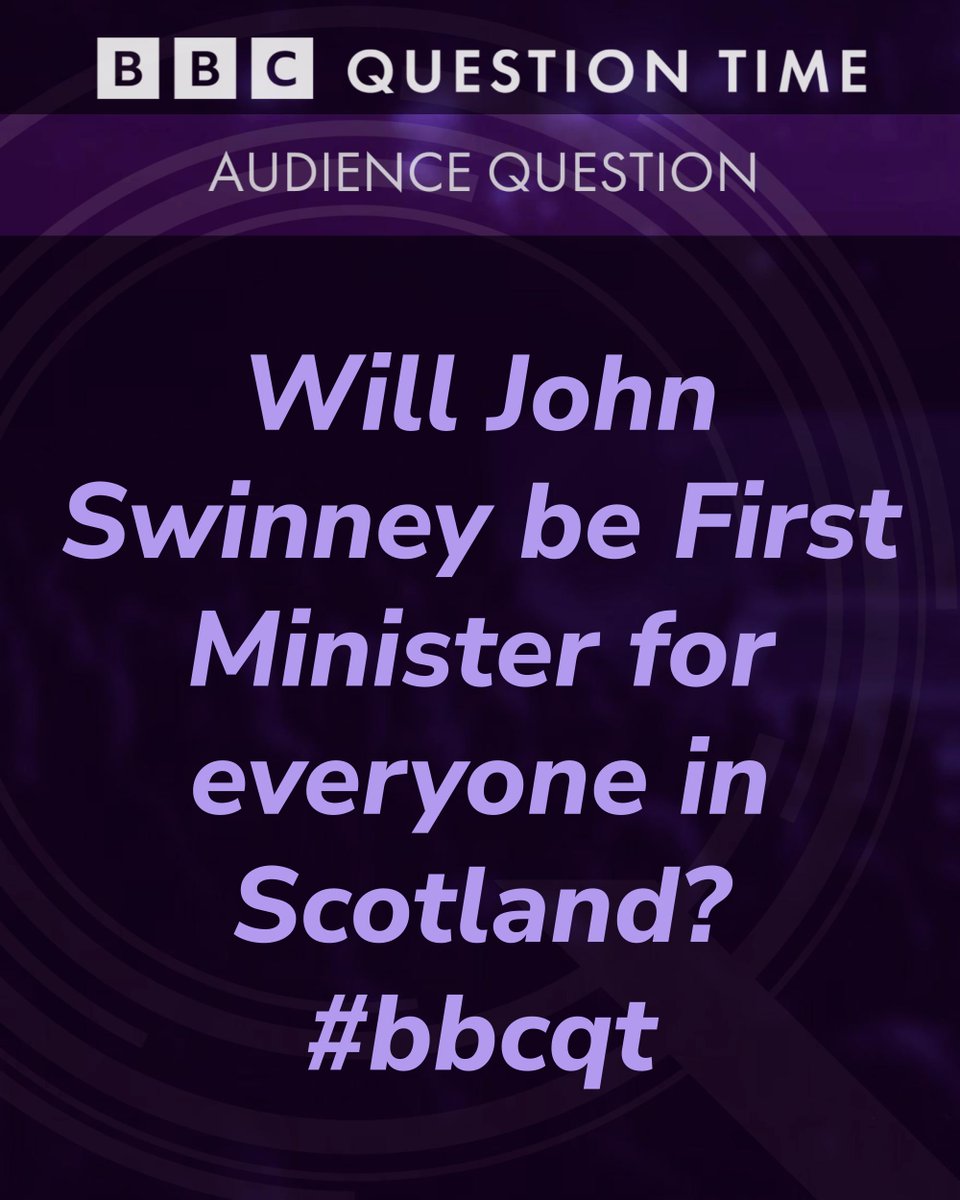 Our first question tonight #bbcqt