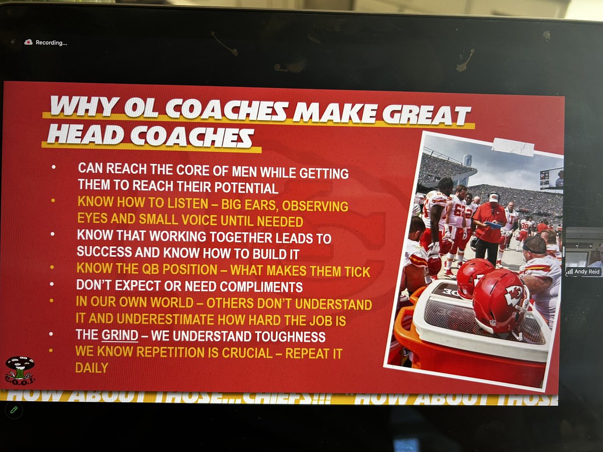 Andy Reid on Why OL Coaches Make Great Head Coaches