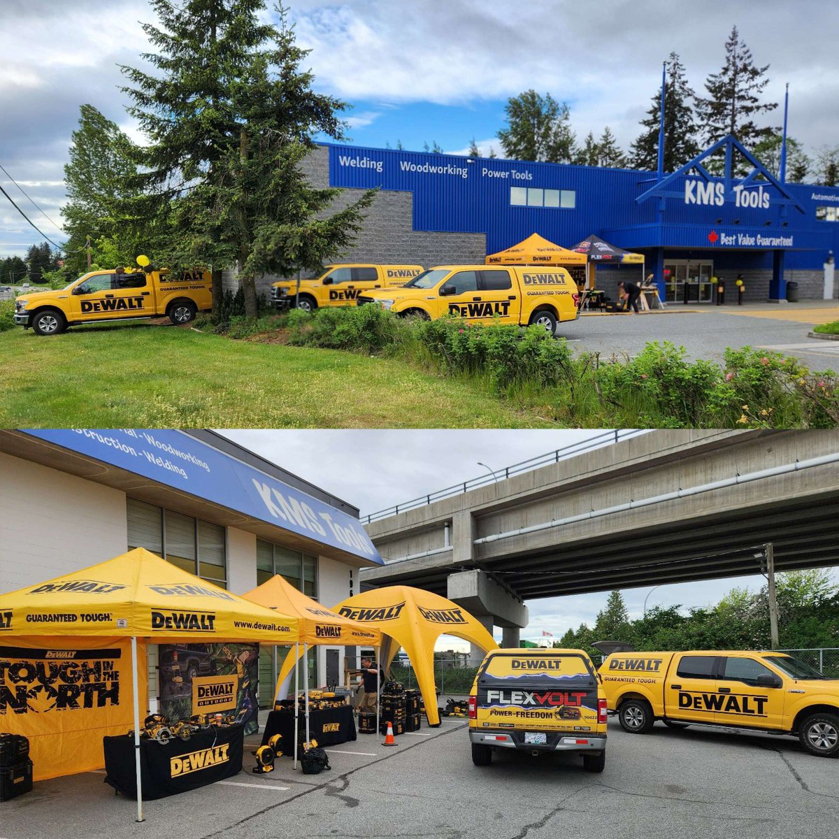 #DeWalt #TOUGHINTHENORTH Sales Events are going strong today at KMS Tools Langley and Nanaimo!
Don't miss this opportunity to get into the yellow at incredible prices!!

🟡 ⬛ 🟡 ⬛ 🟡 #DeWaltTools #DeWaltPowerTools  #DeWaltToughInTheNorth #PowerTools #StanleyTools #DeWalt20VMax