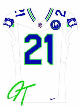 ... @CtespnN says he always has the leak first 🤫 Had the Giants throwbacks leaked since April 21st and it was released today. Today he dropped what the new Seahawks uniforms could look like in the next year or so.... Thoughts? 👀