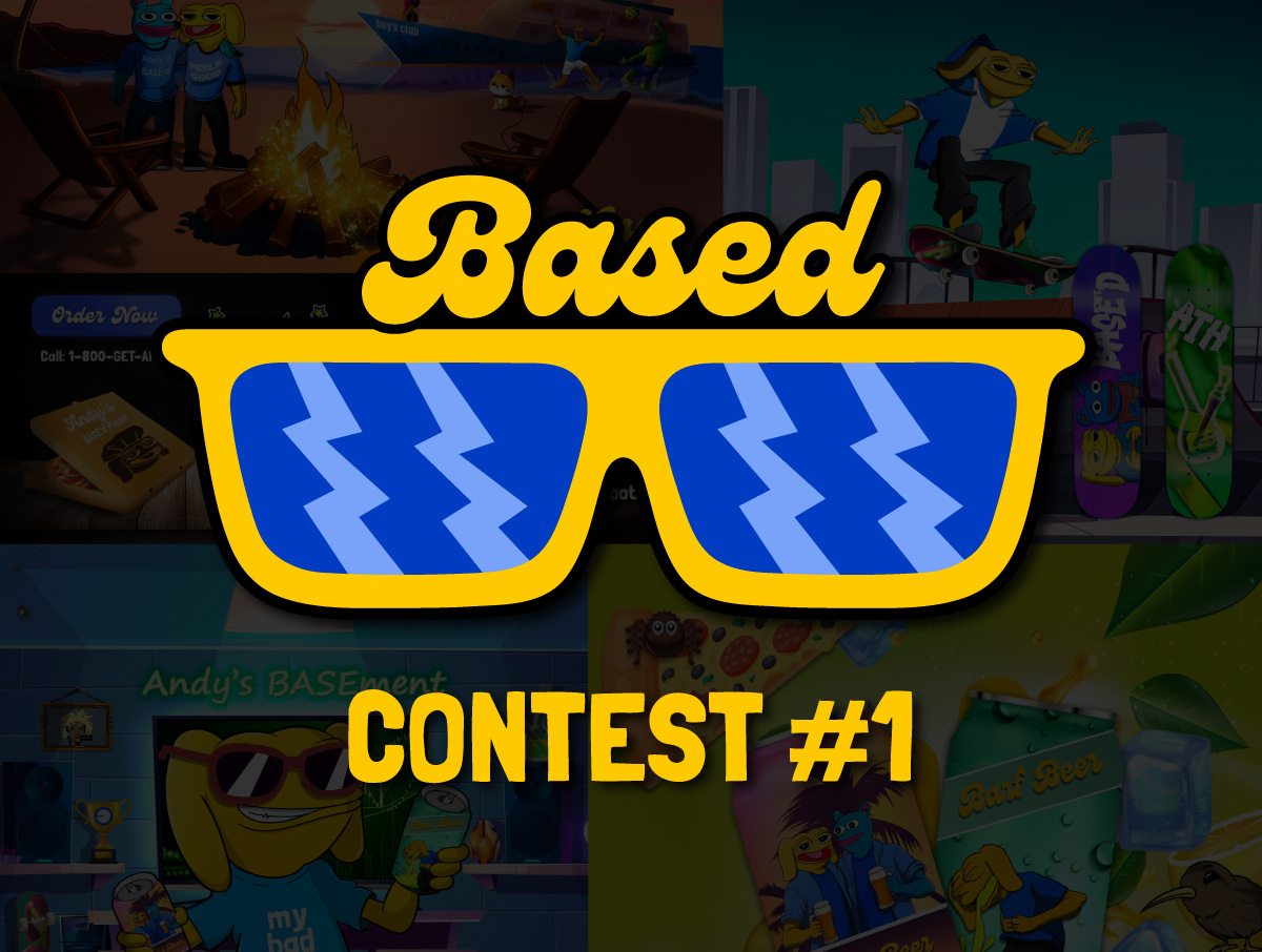 Andy's Based Meme Contest #1

Prizes

1st place: $300 worth of ANDY
2nd & 3rd place: $150 worth of ANDY

To enter

1. Follow @_AndyOnBase.
2. Like and retweet this post.
3. Pick a known crypto figure then use Andy's custom Avatar Maker to add some based sunglasses to their image