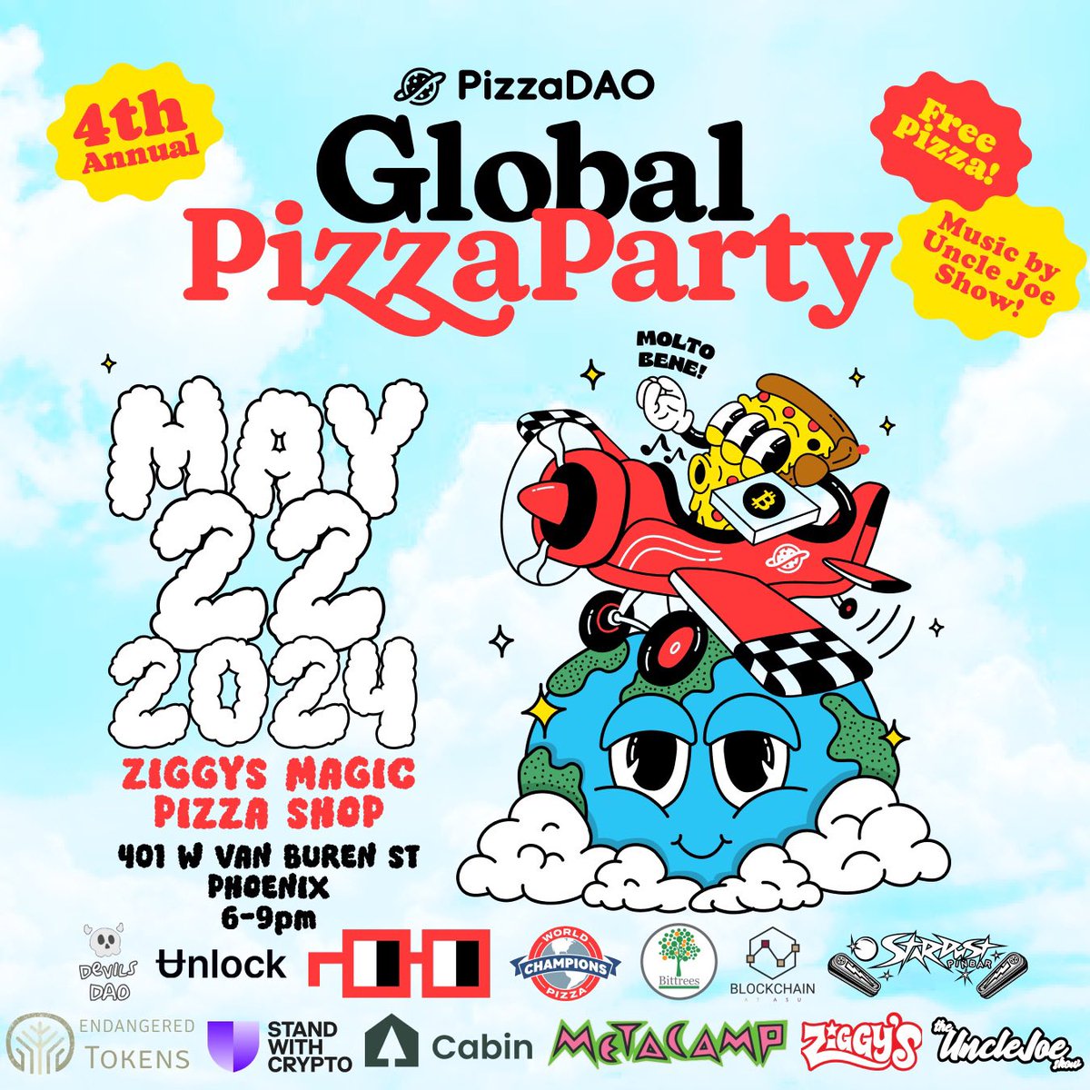 TheDevilsDAO's tweet image. Who's in for Wednesday? 🍕🌵🥳

#BITCOIN Pizza Day!

RSVP below 👇