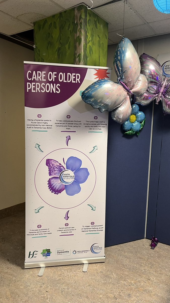 A huge well done to @DemetriaJenny, @fimunro_fiona & team on the launch of the Dementia symbol today. A wonderful patient centered initiative & beautiful design 🦋🌸 #LivingPathway #teamwork