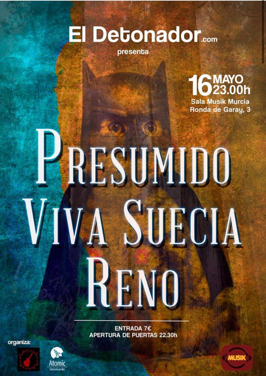 Y por esto hay que apoyar la escena y escuchar artistas que empiezan e ir a salas pequeñas y medianas… Hoy hace 10 años de nuestro primer concierto, una fiesta que montó @eldetonadormag . 70 personas vinieron y compartimos escenario con gente maravillosa. Joooooder ❤️❤️❤️