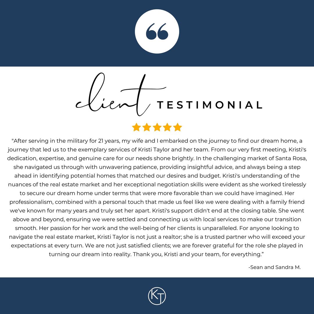 This client testimonial brought tears to my eyes, this is why I LOVE what I do! 
#realtor #clientreview #lovewhatyoudo #thankyou #thebestclients #clienttestimonial #clienttestimonials  #happybuyers #sold #homesweethome #coldwellbanker #sonomacounty #sonomarealestate